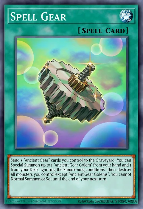Spell Gear trading card