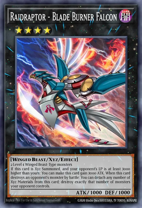 Raidraptor - Blade Burner Falcon trading card