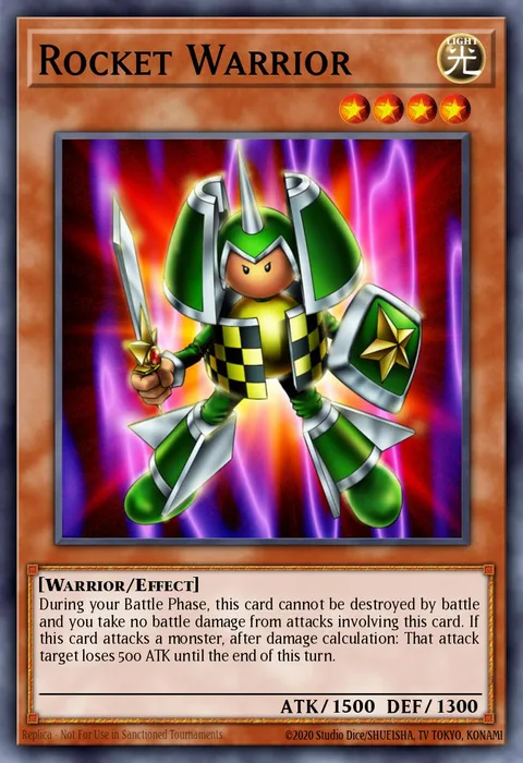 Rocket Warrior trading card