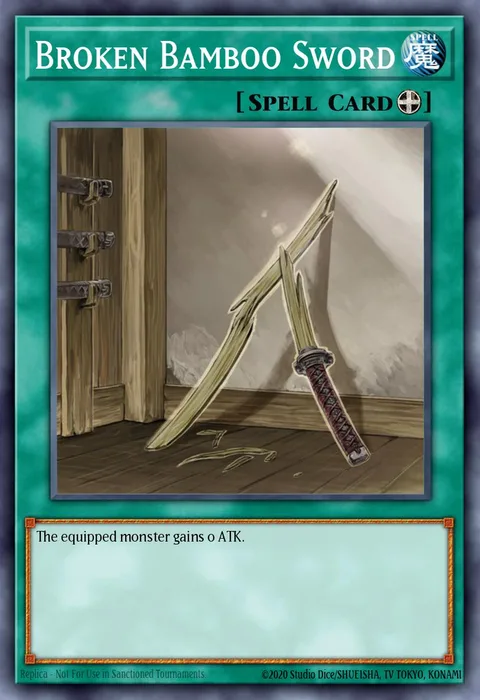 Broken Bamboo Sword trading card