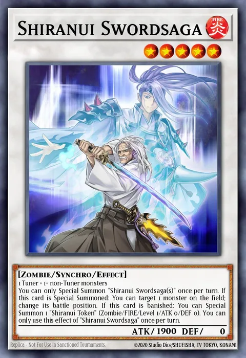 Shiranui Swordsaga trading card