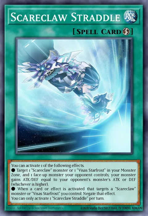 Scareclaw Straddle trading card