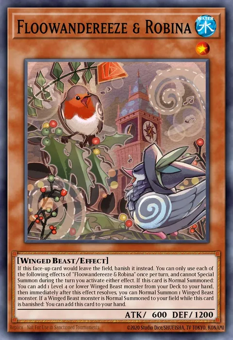 Floowandereeze & Robina trading card