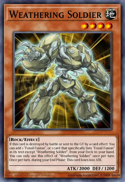 Weathering Soldier trading card
