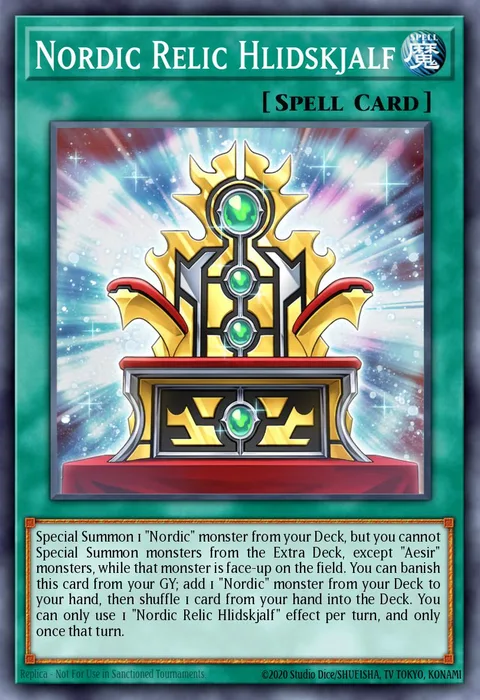 Nordic Relic Hlidskjalf trading card