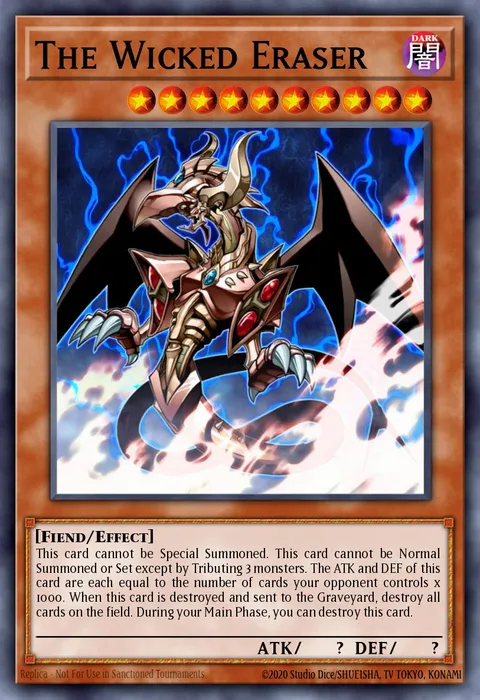 The Wicked Eraser trading card