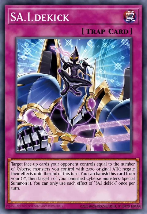 SA.I.dekick trading card