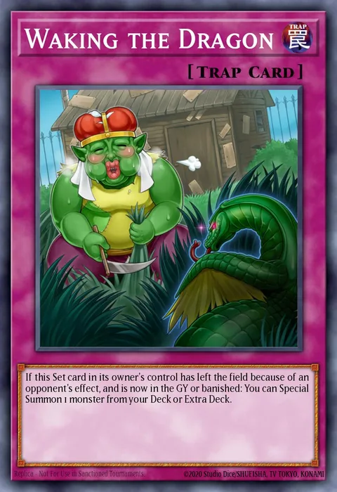 Waking the Dragon trading card