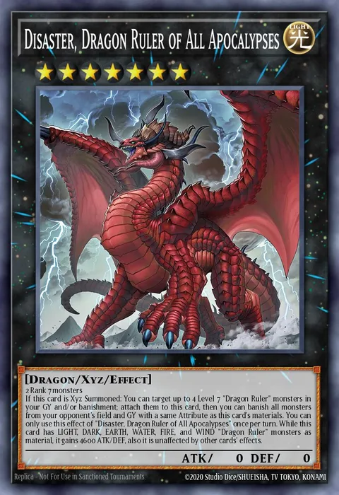 Disaster, Dragon Ruler of All Apocalypses trading card