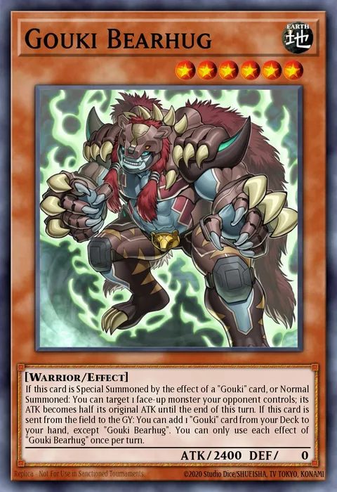 Gouki Bearhug trading card