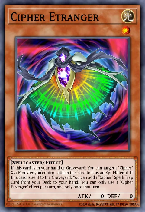 Cipher Etranger trading card