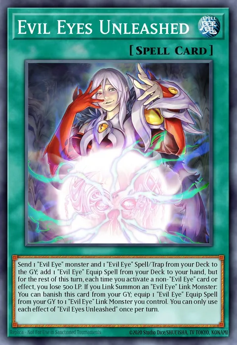 Evil Eyes Unleashed trading card