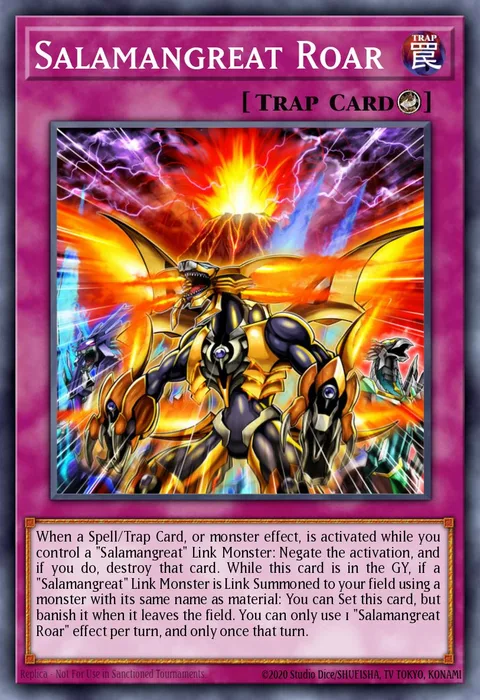 Salamangreat Roar trading card