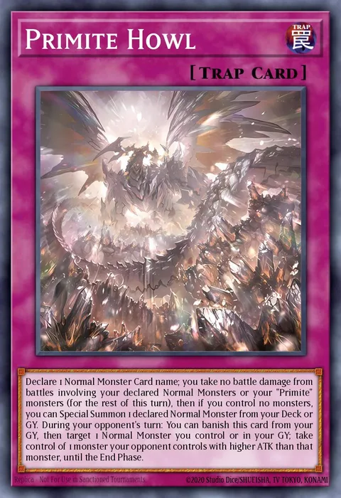 Primite Howl trading card