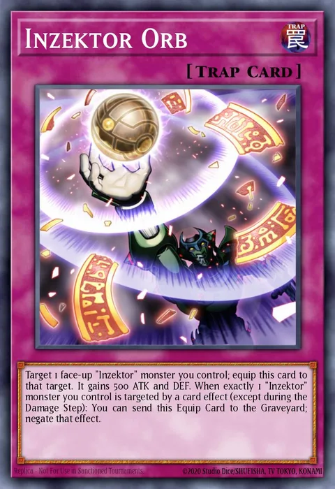 Inzektor Orb trading card