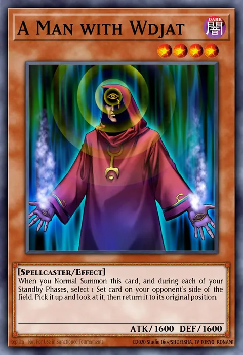 A Man with Wdjat trading card