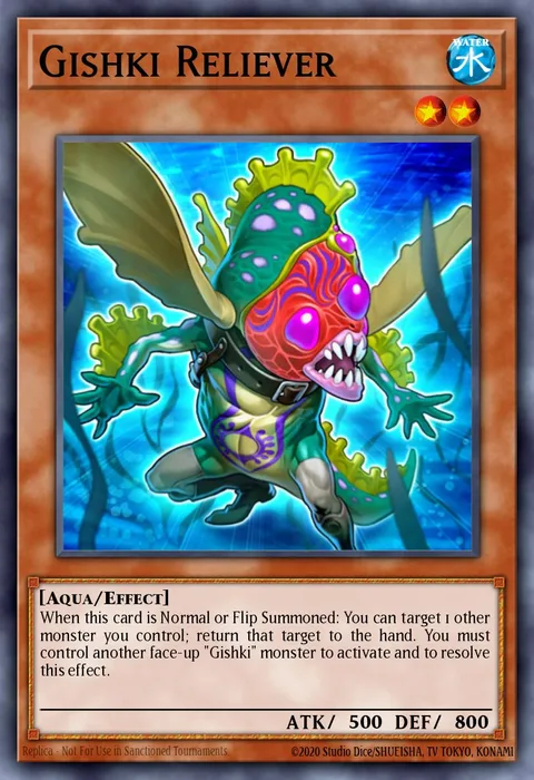 Gishki Reliever trading card