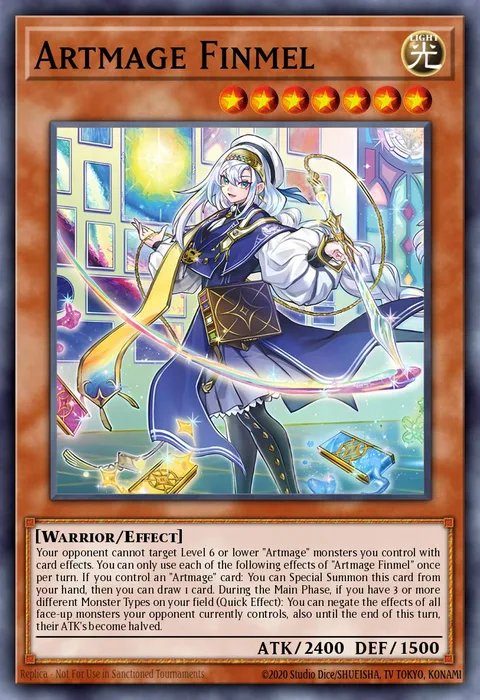 Artmage Finmel trading card