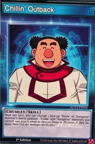 Chillin' Outback trading card