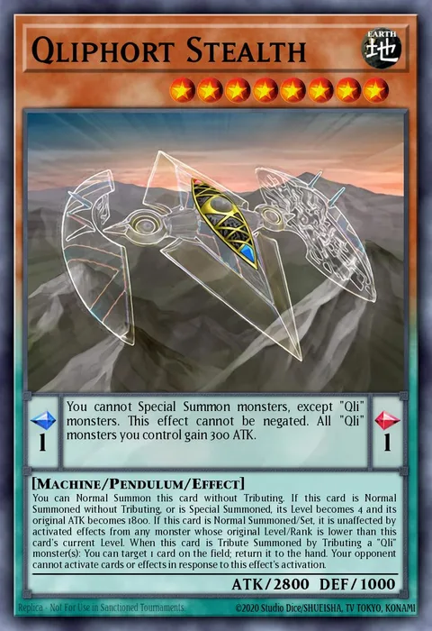 Qliphort Stealth trading card