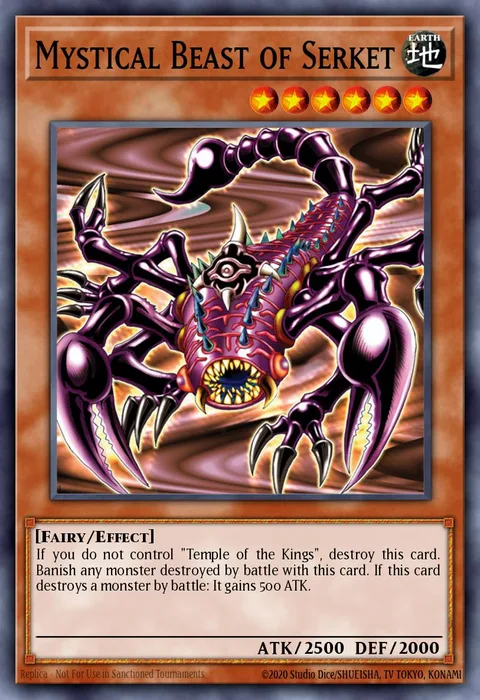 Mystical Beast of Serket trading card