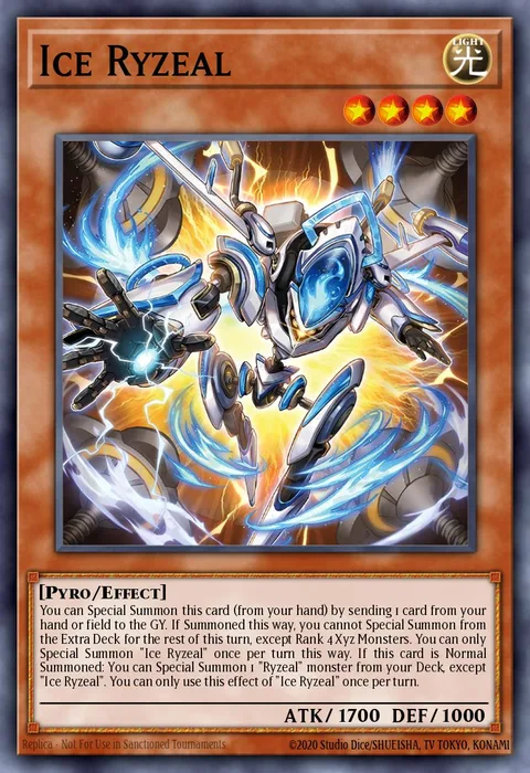 Ice Ryzeal trading card