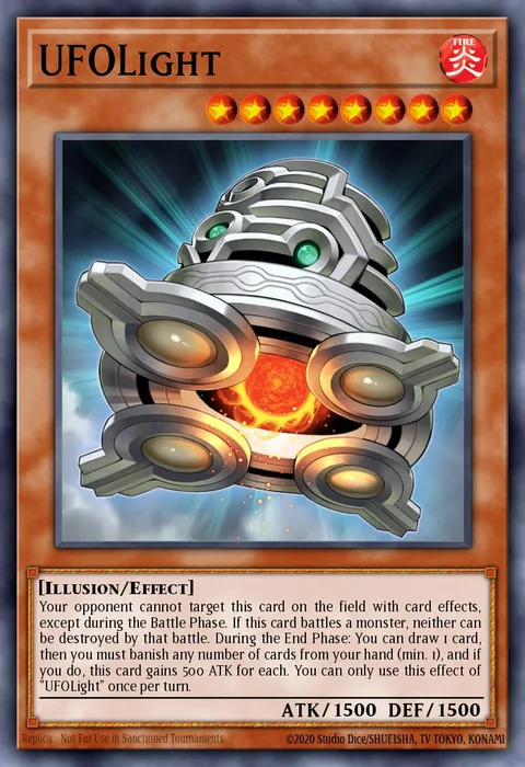 UFOLight trading card