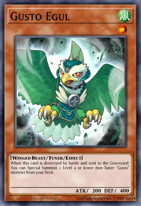 Gusto Egul trading card