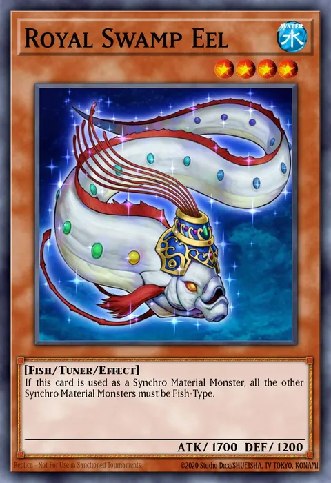 Royal Swamp Eel trading card