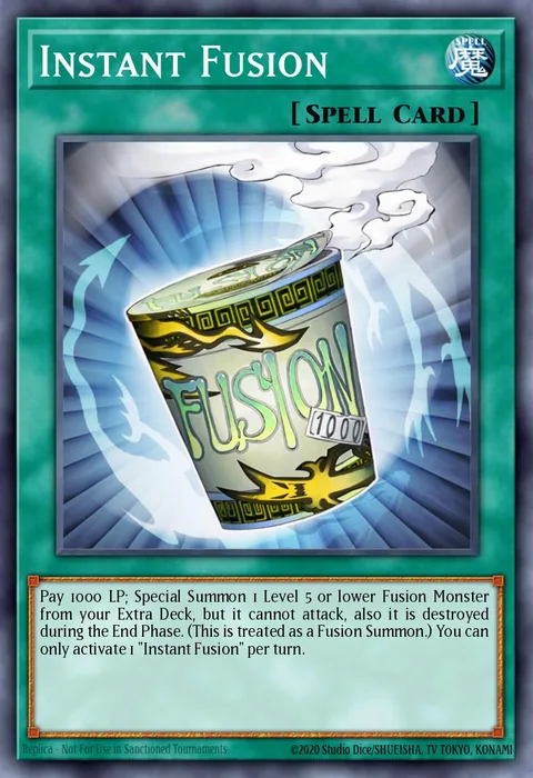 Instant Fusion trading card