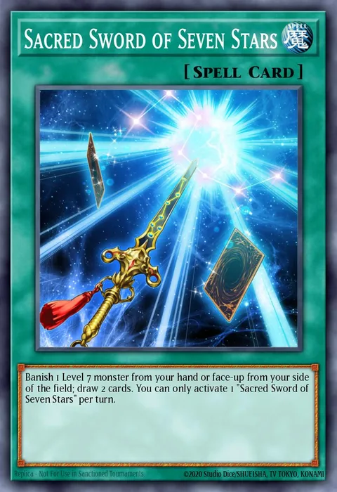 Sacred Sword of Seven Stars trading card