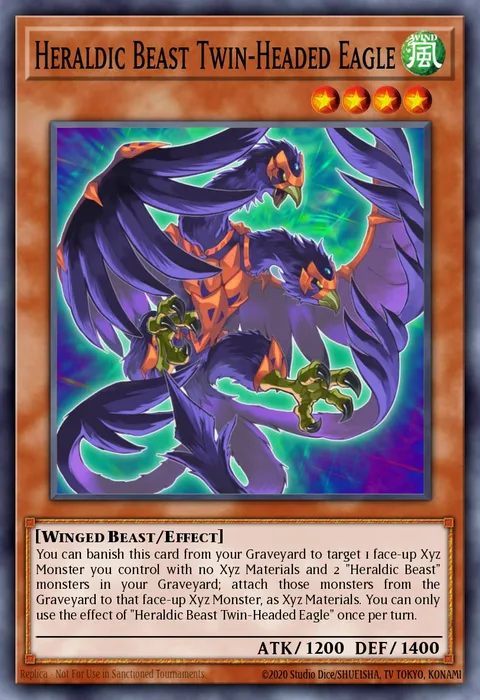 Heraldic Beast Twin-Headed Eagle trading card