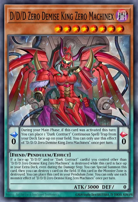D/D/D Zero Doom Queen Machinex trading card