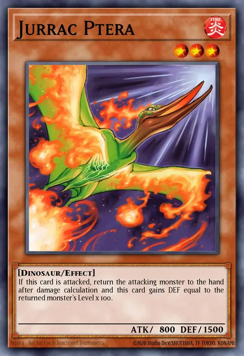 Jurrac Ptera trading card