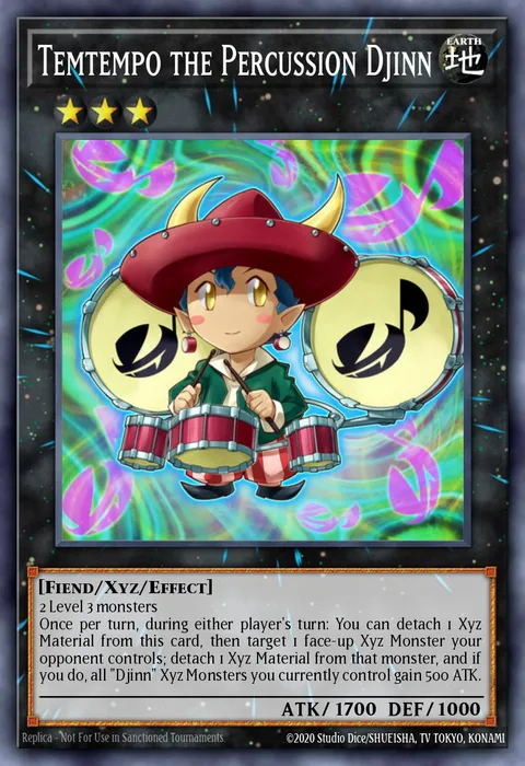 Temtempo the Percussion Djinn trading card