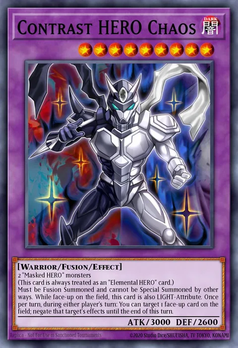 Contrast HERO Chaos trading card