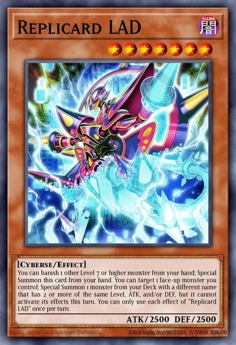 Replicard LAD trading card