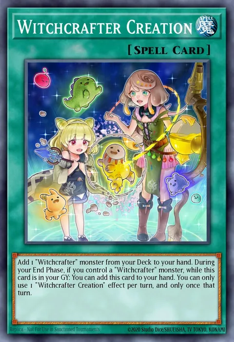Witchcrafter Creation trading card