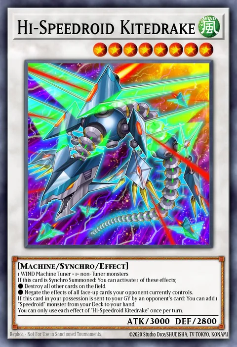 Hi-Speedroid Kitedrake trading card
