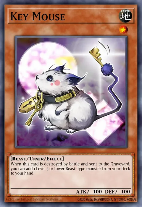 Key Mouse trading card