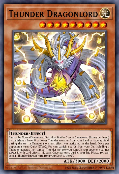 Thunder Dragonlord trading card