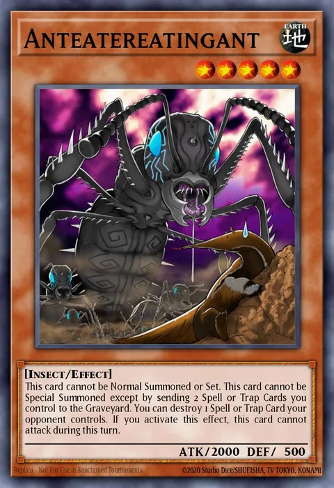 Anteatereatingant trading card