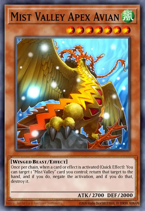 Mist Valley Apex Avian trading card