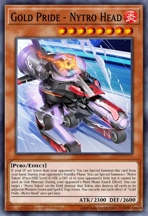 Gold Pride - Nytro Head trading card