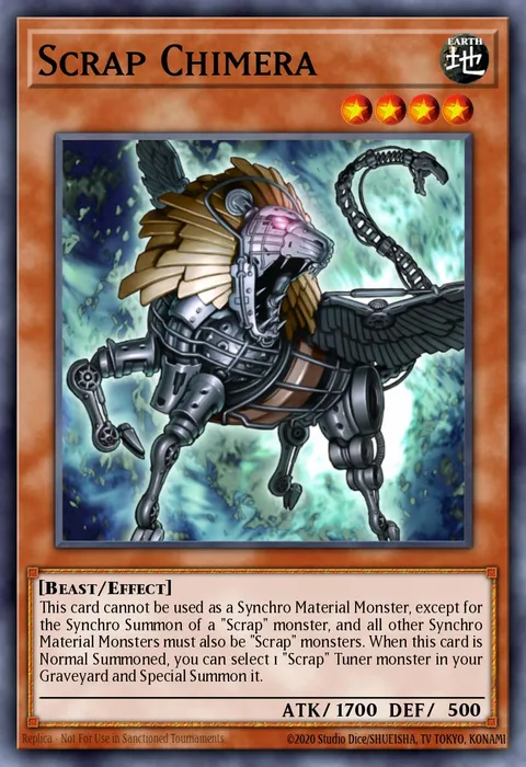 Scrap Chimera trading card