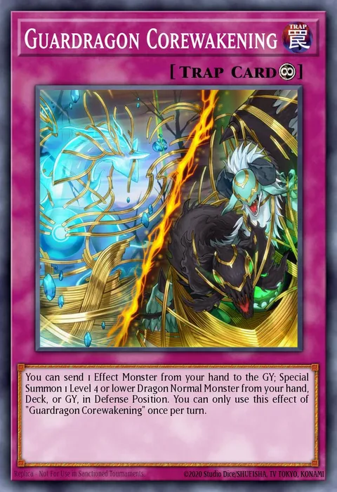 Guardragon Corewakening trading card