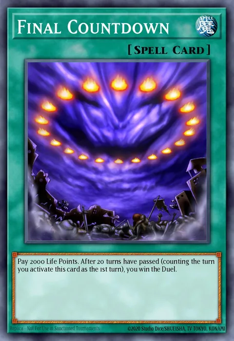Final Countdown trading card