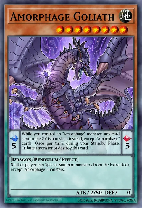 Amorphage Goliath trading card