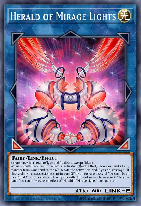 Herald of Mirage Lights trading card