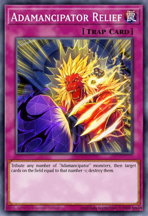 Adamancipator Relief trading card